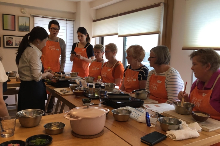 Tokio: Wagyu und 7 japanische Gerichte Kochkurs