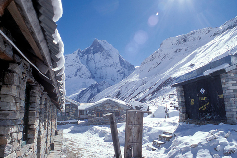 Pokhara: 7-daagse trektocht naar Annapurna Base Camp en Hot Springs