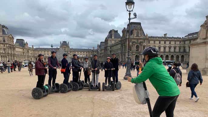 paris 1.5hour segway tour with river cruise ticket