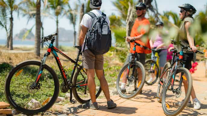 mazatlan bike adventure to stone island village