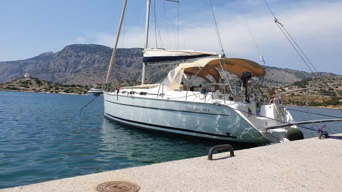 rhodes kallithea antony quinn bay private sailing trip