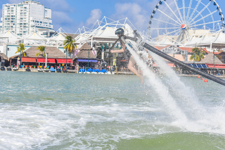 Cancún : trajet en jetpackVol en jetpack de 20 minutes