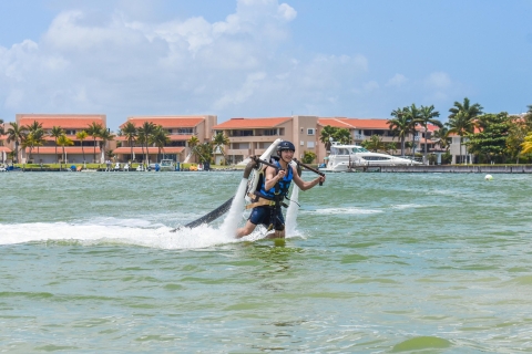 Cancún : trajet en jetpackVol en jetpack de 20 minutes