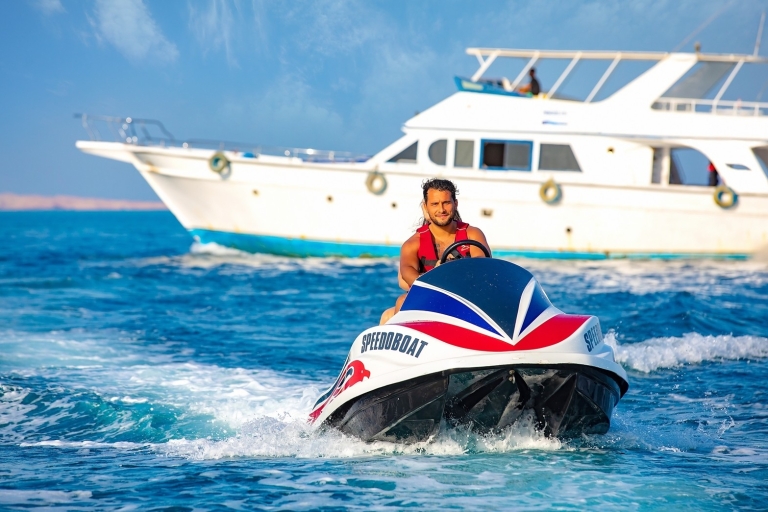 Hurghada : aventure en jetski avec prise en charge à l'hôtel30 minutes