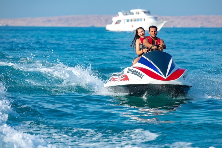 Hurghada : aventure en jetski avec prise en charge à l'hôtel30 minutes
