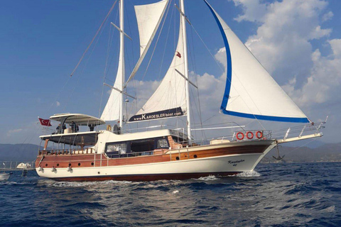 Fethiye: 12 Islands Cruise with Lunch,Drinks & Free Transfer