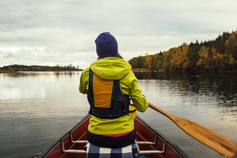 Stockholm: Canoe Adventure in Bogesund Nature Reserve