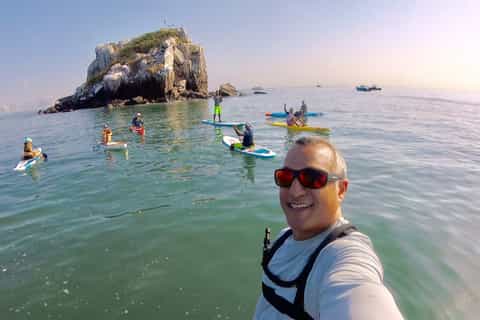 panama city standup paddleboard city skyline adventure