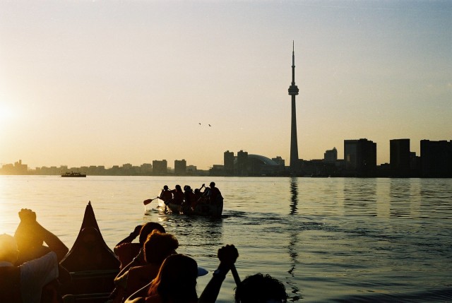 Visit Toronto Islands: Sunset Canoe Tour in Toronto, Canada