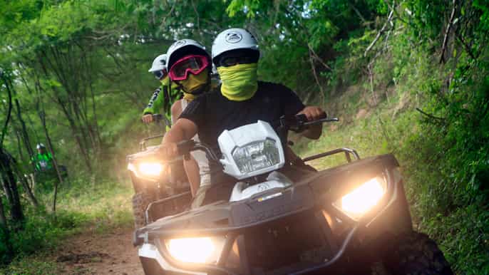puerto vallarta single rider atv tour with biking