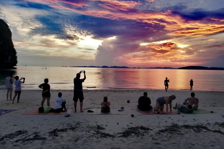 Krabi: 4-Insel-Tour, Sonnenuntergang+Plankton, Kleingruppe 12 paxTour mit Abholung in Ao Nang und Railay