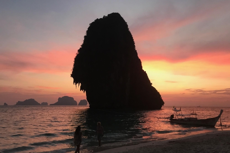 Krabi : visite des 4 îles, coucher de soleil + plancton, petit groupe de 12 personnesPrise en charge à Ao Nang et Railay