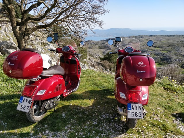 Visit Corfu: Self- Driven 3-Hour Vespa Scooter Local Villages Tour in Corfu