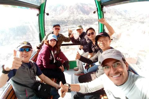 La Paz: Cable Car Ride Tour with Food Tasting
