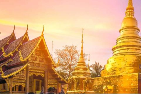 Chiang Mai: 4 tunnin Wat Umong- ja Doi Suthep-iltatie