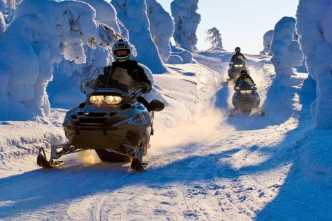 Desde Sirkka: Safari de motos de nieve en Laponia en Levi