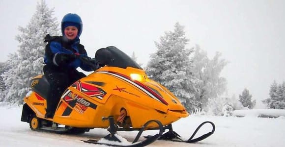 Levi: Lapland Family Snowmobile Safari