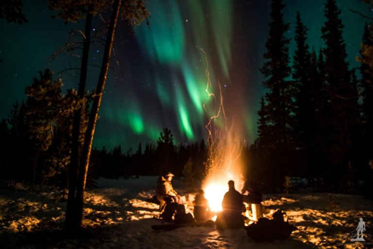 Levi: Caza de auroras boreales con merienda en la hoguera