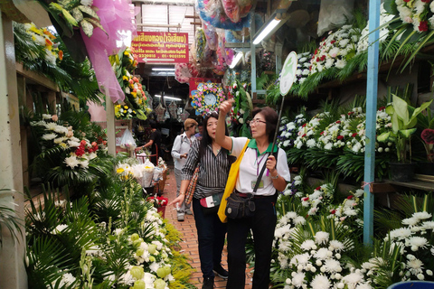 Bangkok: minigruppo del mercato dei fiori di 4 ore e tour della piccola India