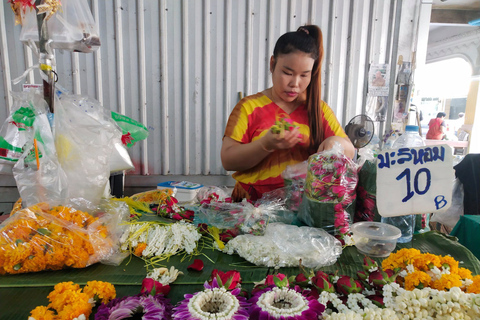 Bangkok: marché aux fleurs de 4 heures et visite de la petite Inde