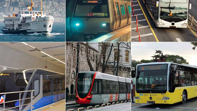 istanbul city transport card for bus metro tram ferries