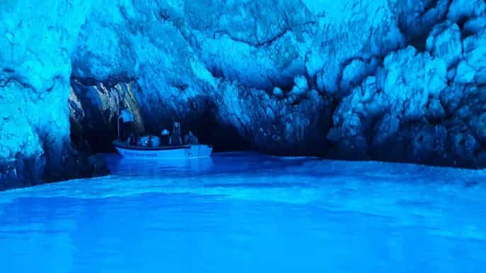 split blue cave and five islands fullday boat tour