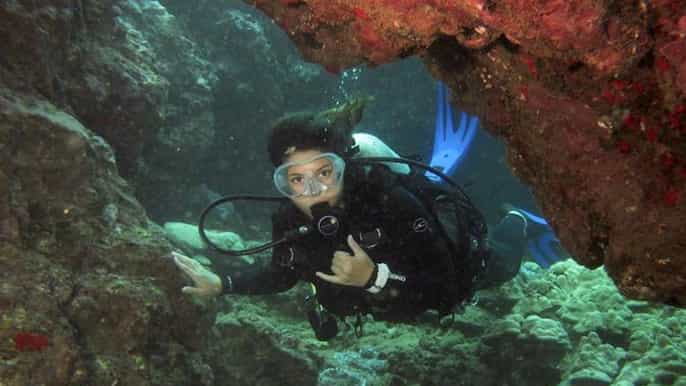 hilo two tank boat dive for certified divers
