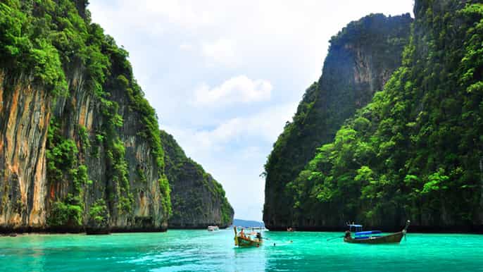 phi phi islands halfday private speed boat charter