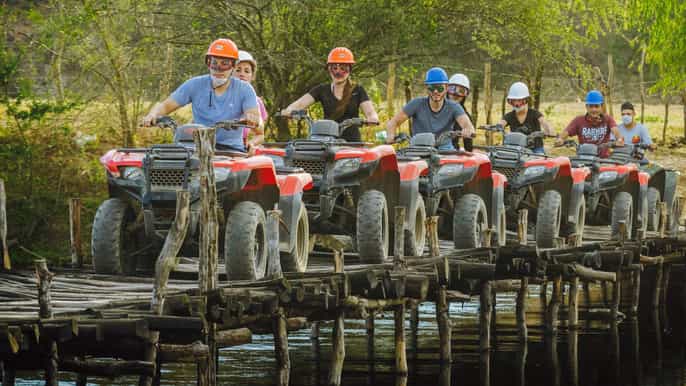 mazatlán atv tour into sierra madre with lunch and pickup