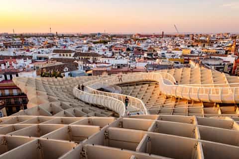 Guided tour at Metropol Parasol Las Setas with city views
