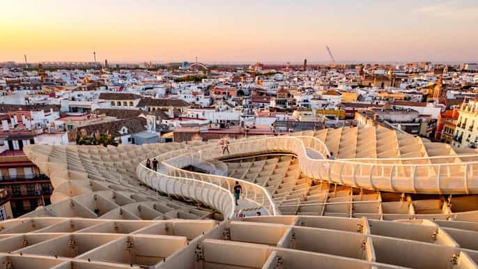 sevilla visita virtual al metropol parasol