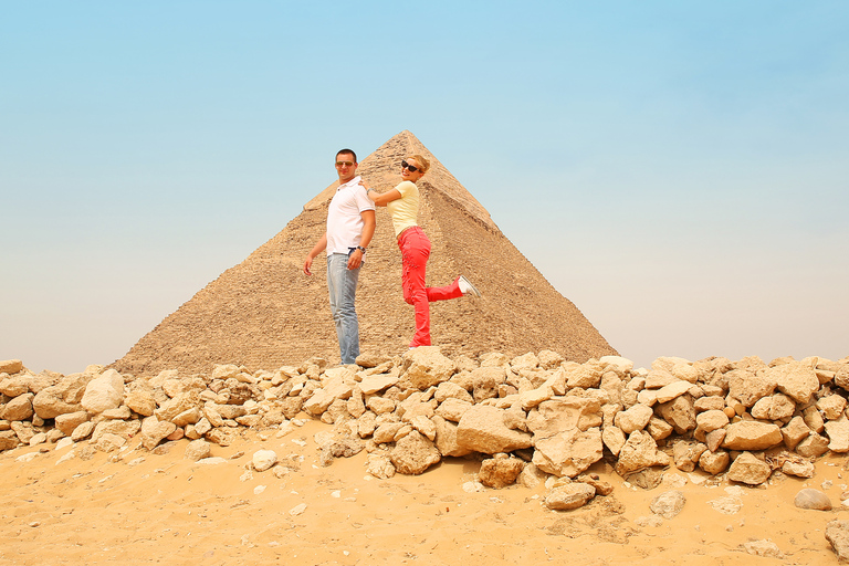 Cairo: Private Half-Day Pyramids Tour with Photographer Private Tour without Entrance Fees