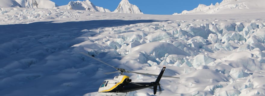 Franz Josef : Excursion en hélicoptère sur les glaciers avec atterrissage sur la neige