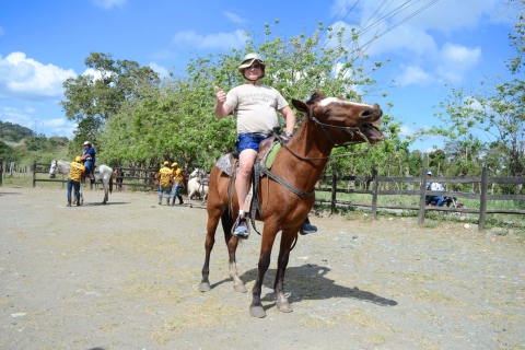 Combo-ervaring Puerto Plata: zip-line + paardrijden