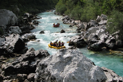 Slovenië: halve dag raften op de Soča-rivier
