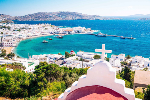 Mykonos: Visita guiada à fazenda, à vila de Ano Mera e às praias