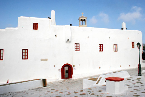 Mykonos: Farm, Ano Mera Village, and Beaches Guided Tour