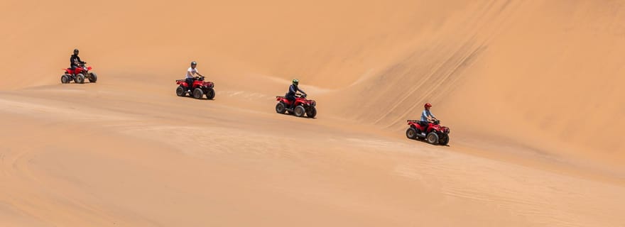 Swakopmund : quad dans les dunes du désert avec sandboard en option