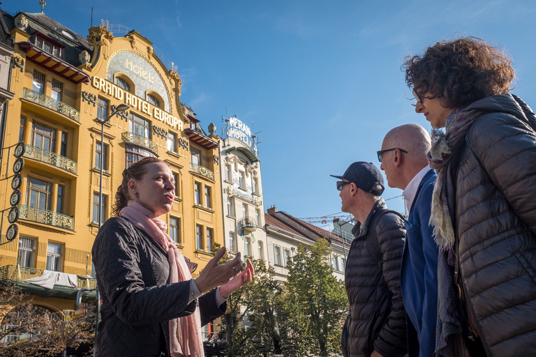 Rundvandring i Prag i jugendstil och kubismPrivat rundtur