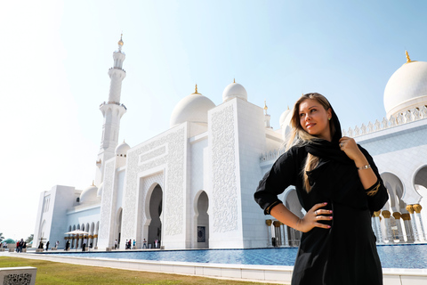 Abu Dhabi: professionele fotoshoot in de Sheikh Zayed-moskee