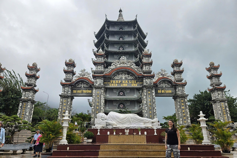 Montanha de mármore de Da Nang, ponte do dragão, passeio de mota pela praia