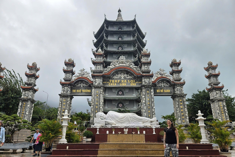 Da Nang Marble Mountain, Dragon Bridge, Beach Motorbike Tour