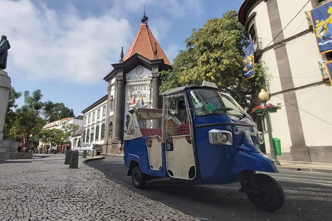 Funchal: Passeio guiado de Tuk-Tuk pela cidadeFunchal: Excursão Guiada de Tuk-Tuk