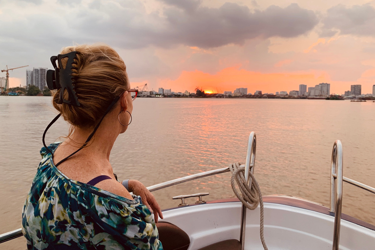 Ho Chi Minh City: Luxury Sunset Speedboat Tour with Cocktail