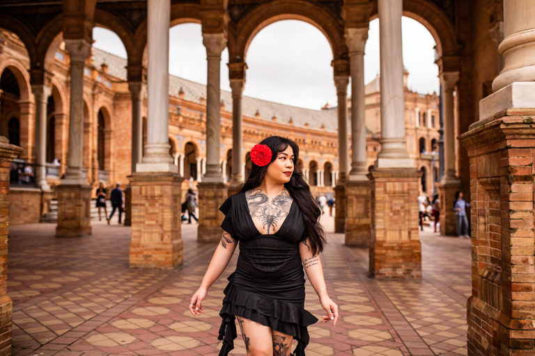 Seville: Professional Photoshoot and Video Photography and Video Portrait Session: 1.5 hour