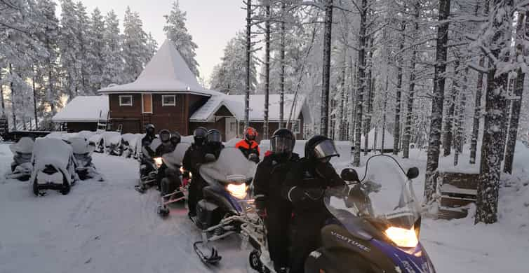 Rovaniemi Safari en moto de nieve por el Círculo Polar Ártico