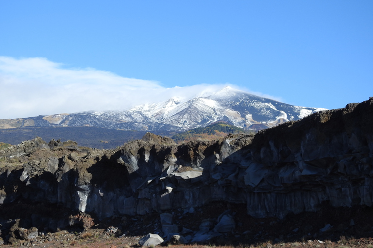 Taormina and Catania: Private guided Etna hike by cable car From Taormina or Catania: Private Etna Cable Car Hike