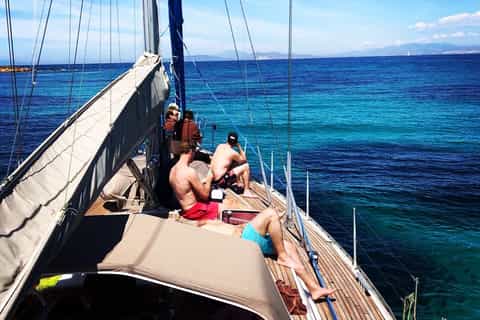 from athens fullday boat trip to aegina island with lunch