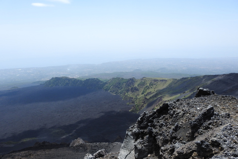 Taormina and Catania: Private guided Etna hike by cable car From Taormina or Catania: Private Etna Cable Car Hike