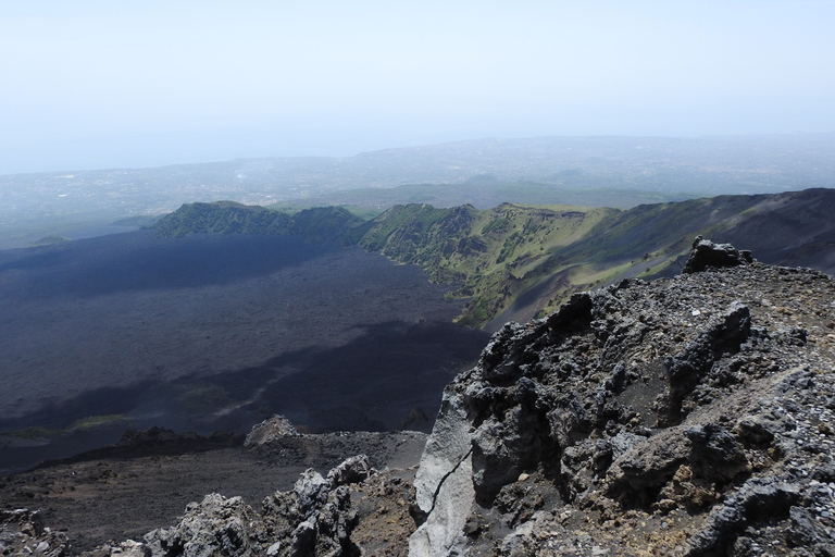 Taormina and Catania: Private guided Etna hike by cable car From Taormina or Catania: Private Etna Cable Car Hike